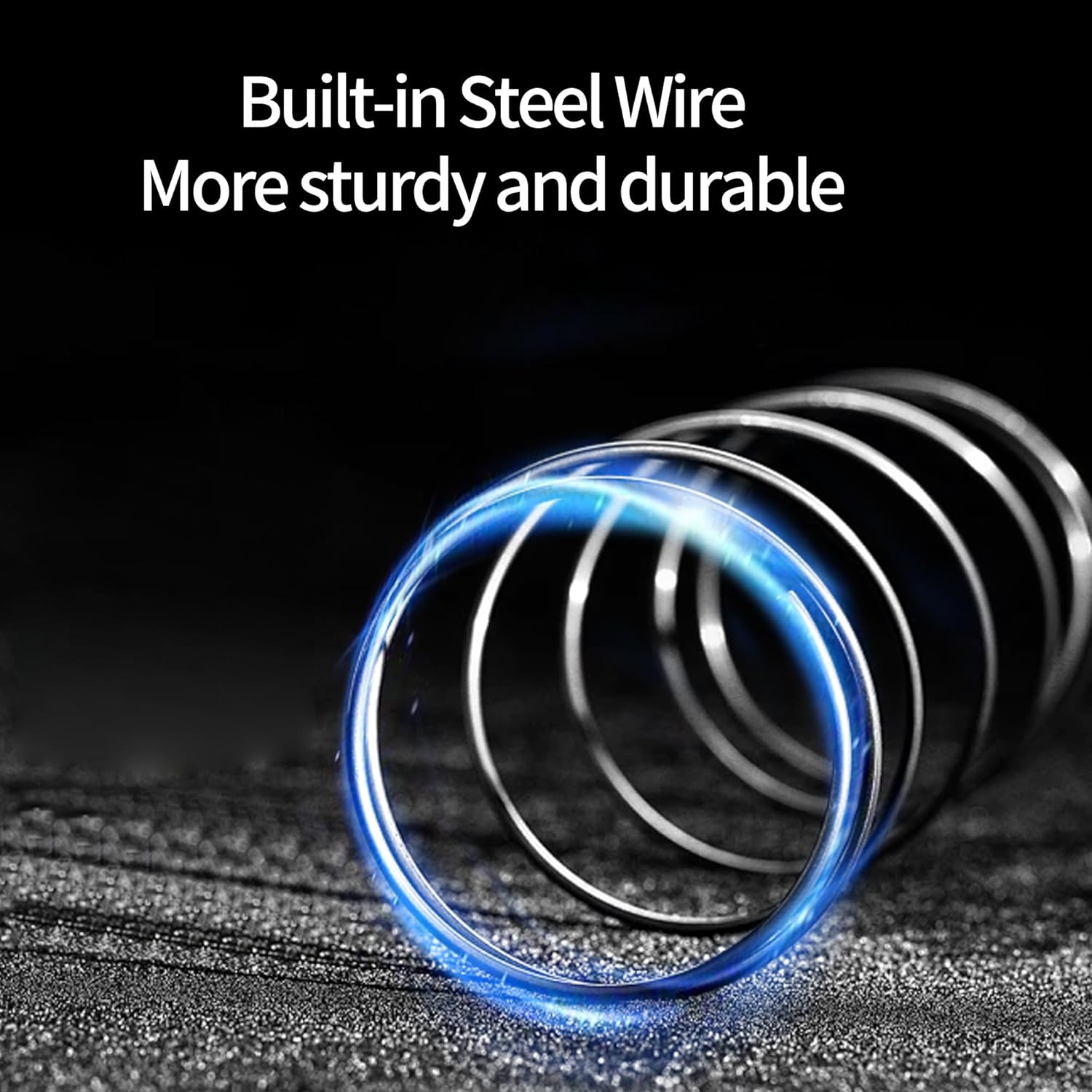 80 Inch Portable AC Exhaust Hose with Steel Wire