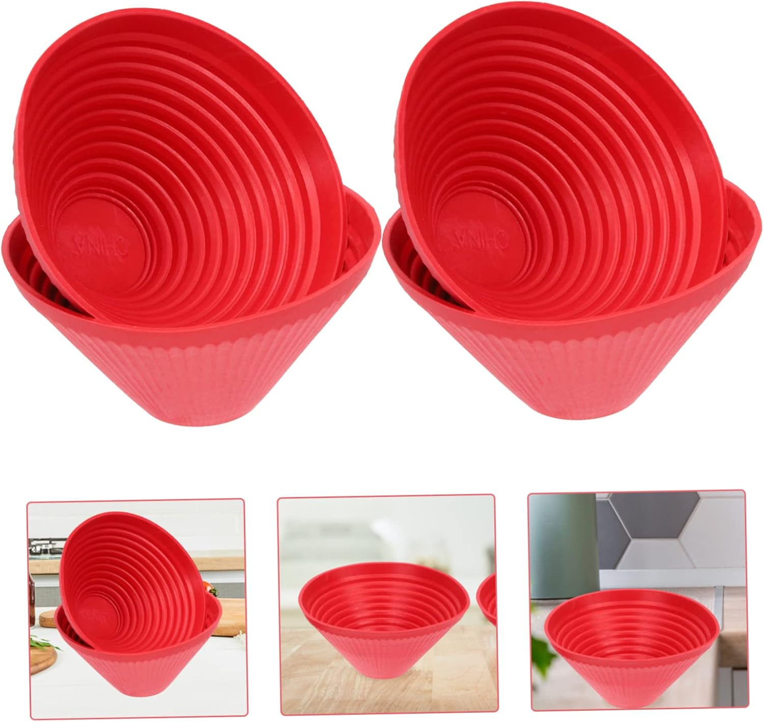 5 Sets Rubber Jar Openers with Gripper Pads