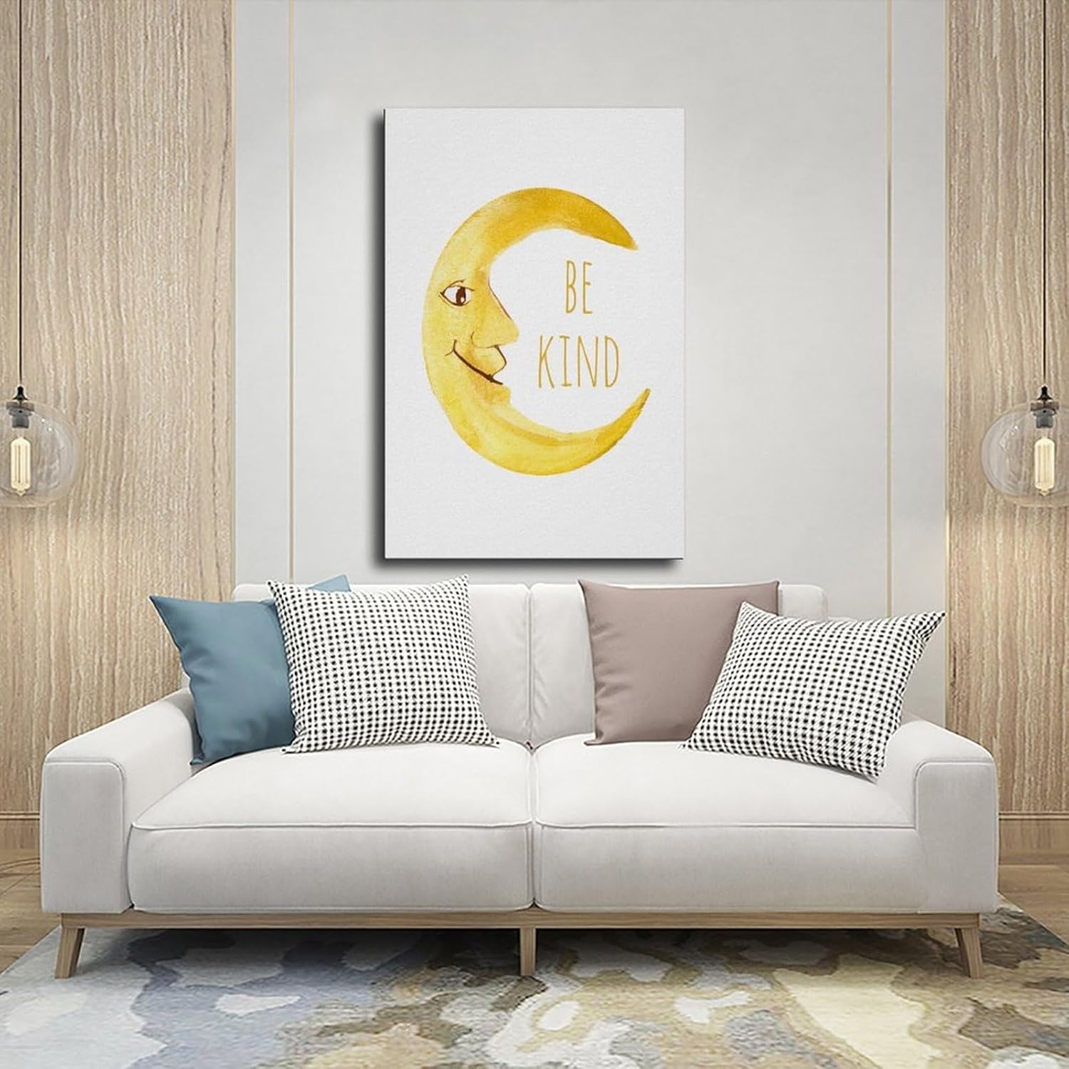 HEOVI Be Kind Canvas Art Poster 24x36in