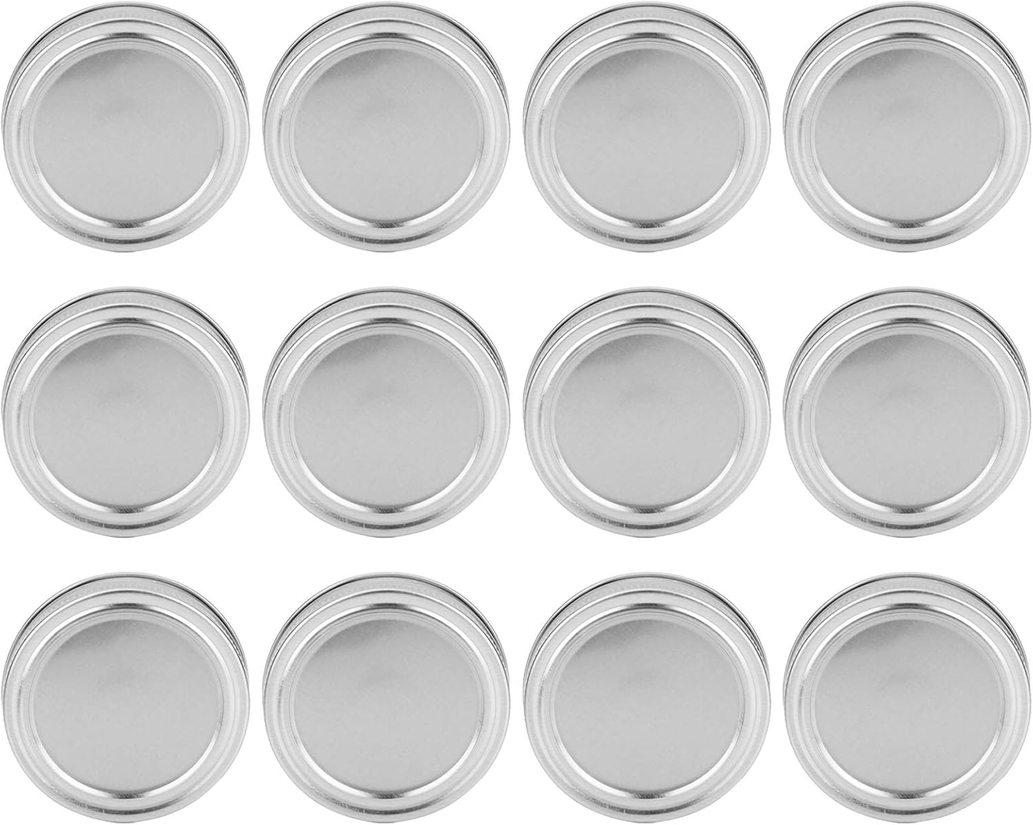 AUNMAS 12PCS Glass Jar Lid 70mm Canning Lids