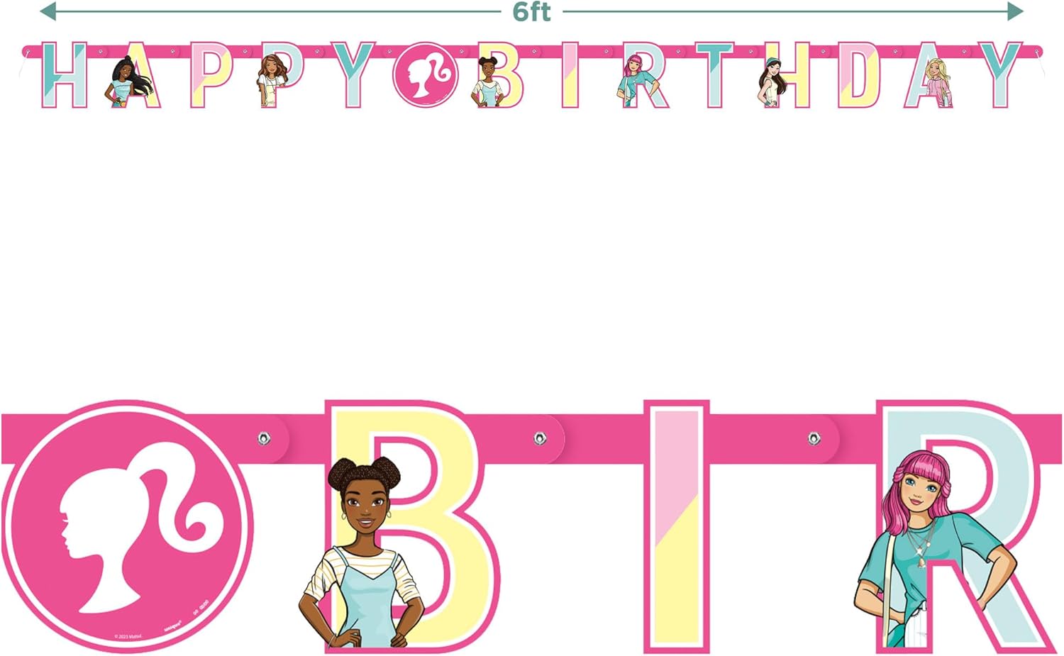 Barbie and Friends Birthday Party Pack 16 Plates Napkins Cups