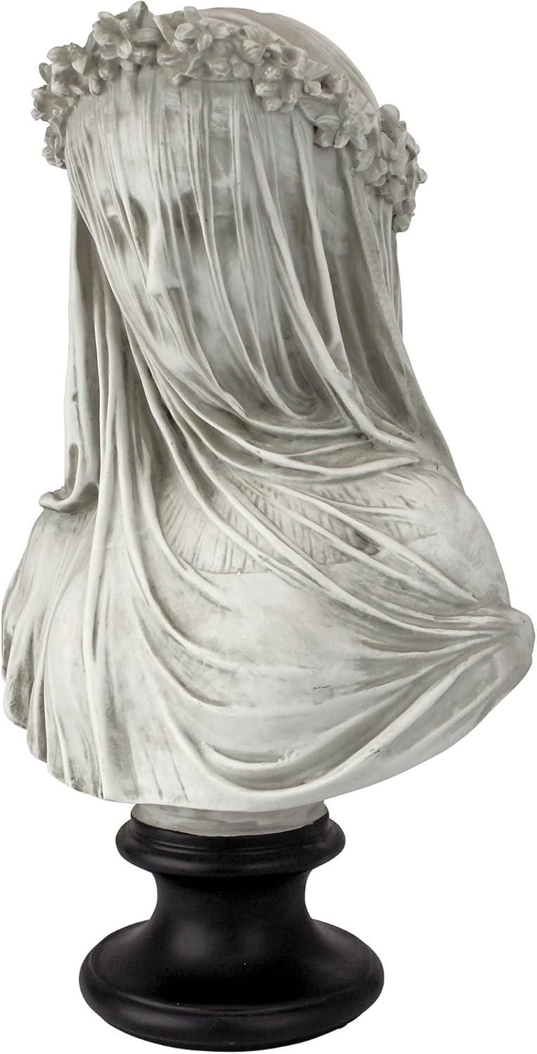 Design Toscano Veiled Maiden Indoor Statue 9x14 Inches