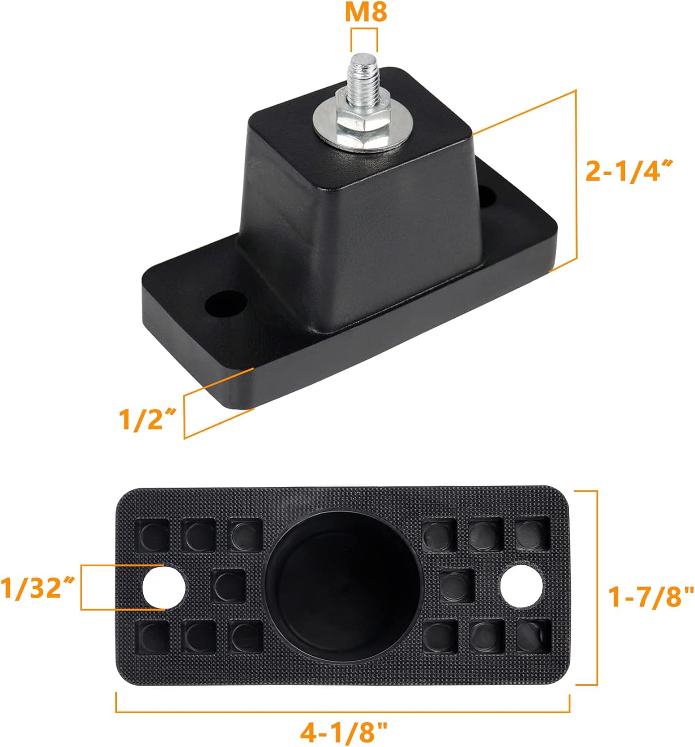 4Pack Anti Vibration Rubber Pads for Mini Split Air Conditioner