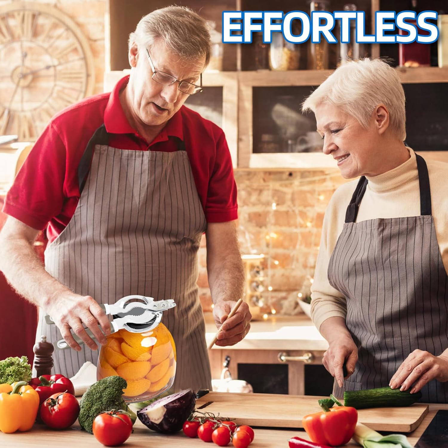 Stainless Steel Jar Opener for Seniors with Arthritis