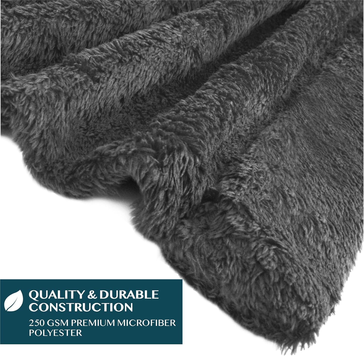PAVILIA Dark Gray Hooded Blanket Poncho for Women