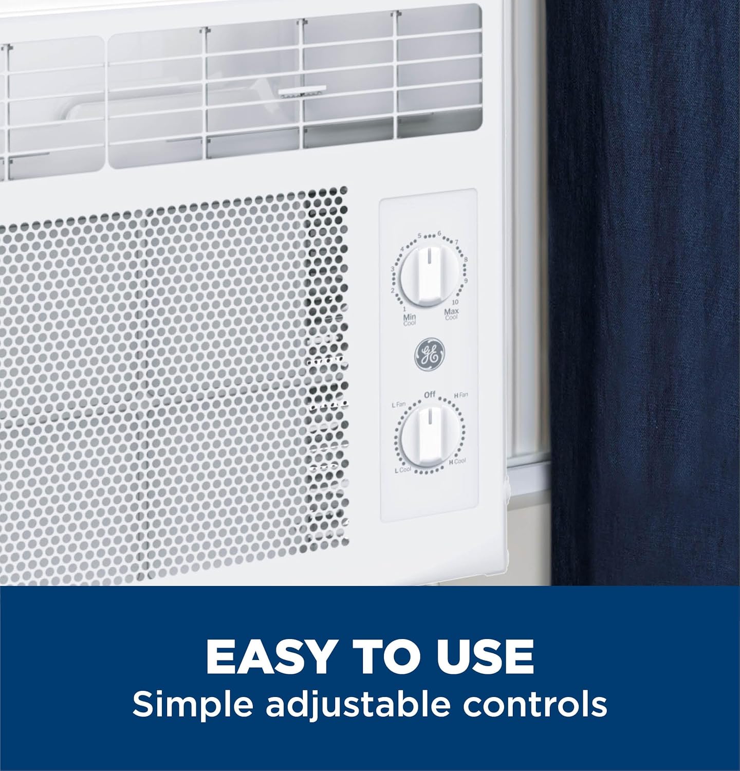 GE 5000 BTU Window Air Conditioner Unit White