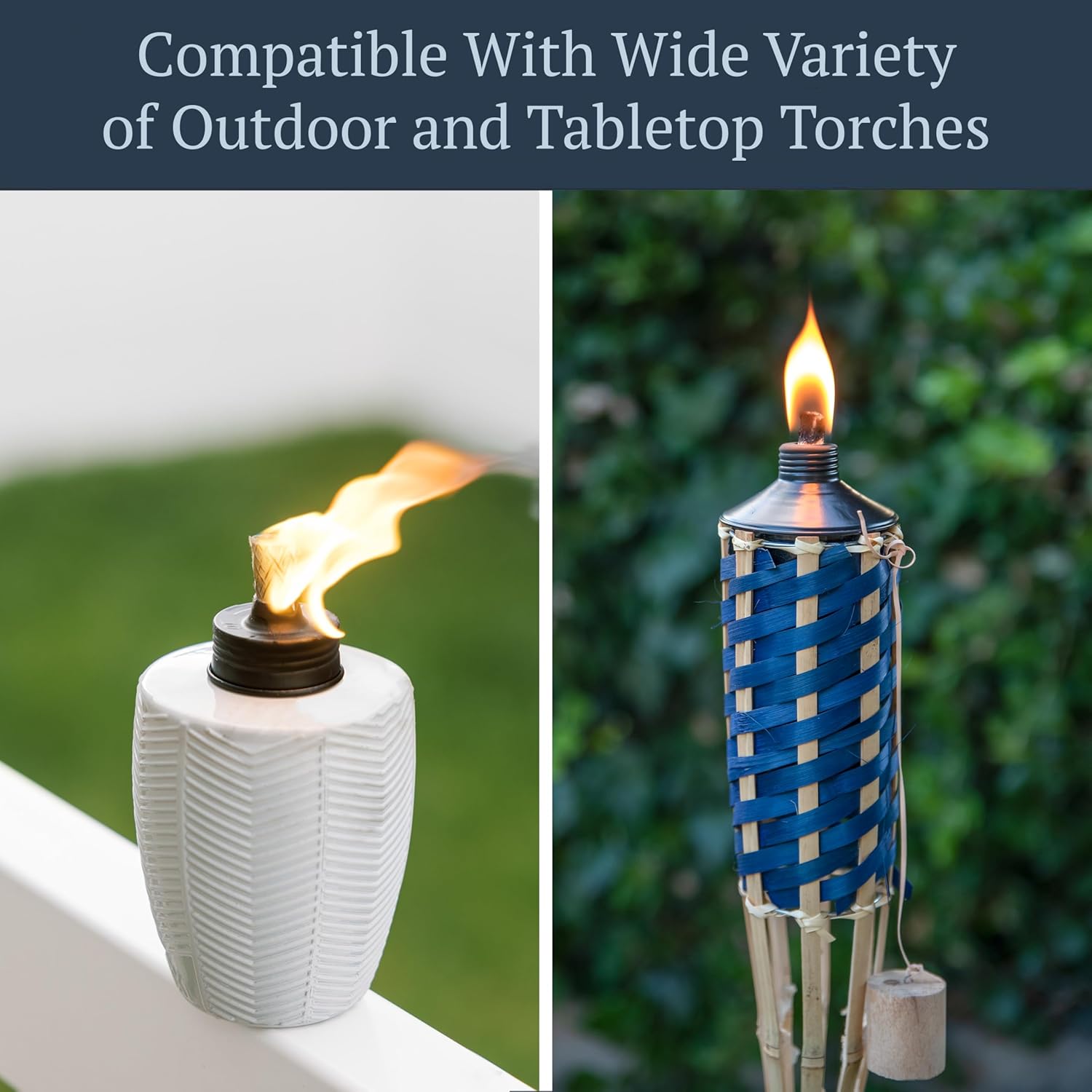 Replacement Lantern Wicks for Tiki Torches - Set of 32 1