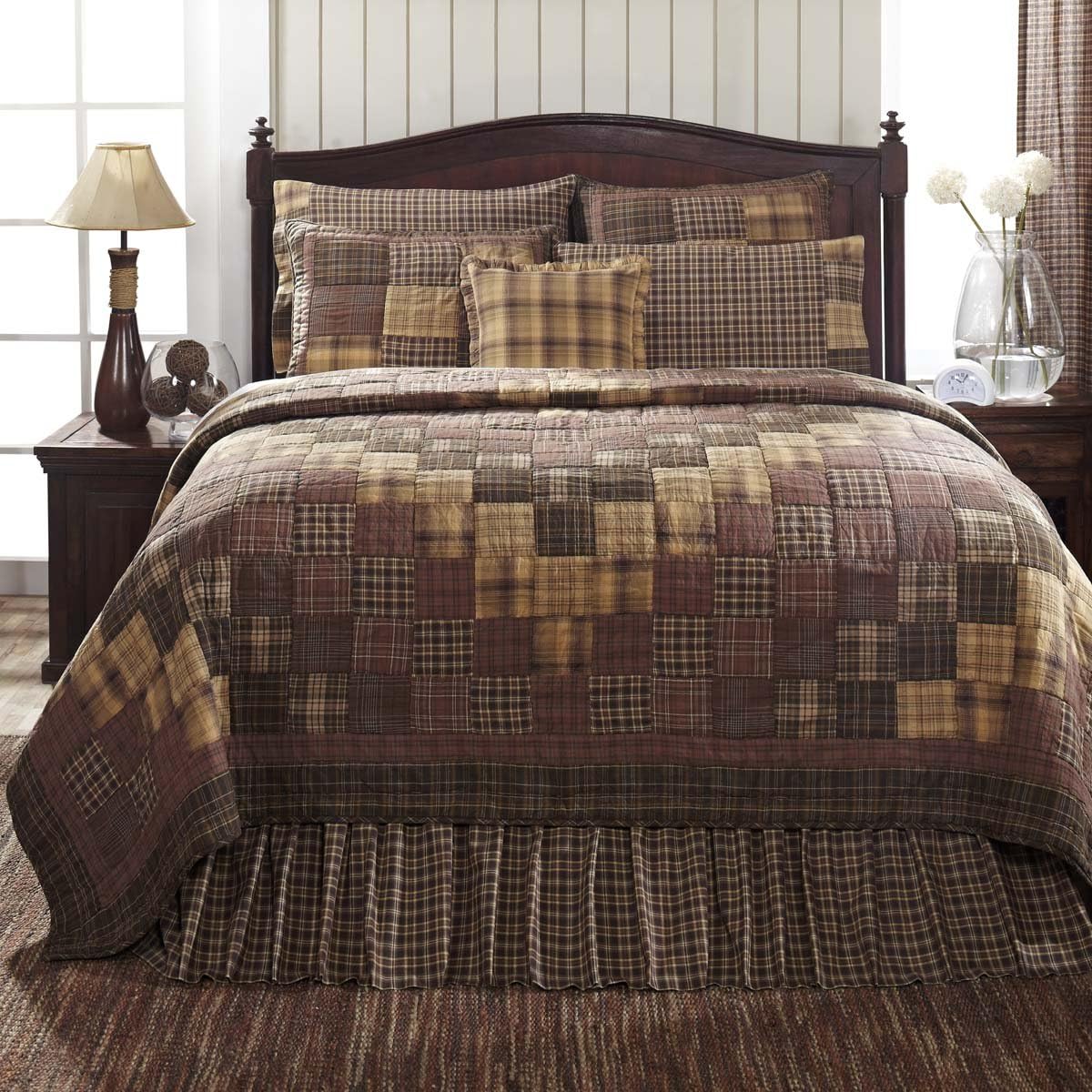 VHC Brands Prescott Patchwork King Quilt 110x97