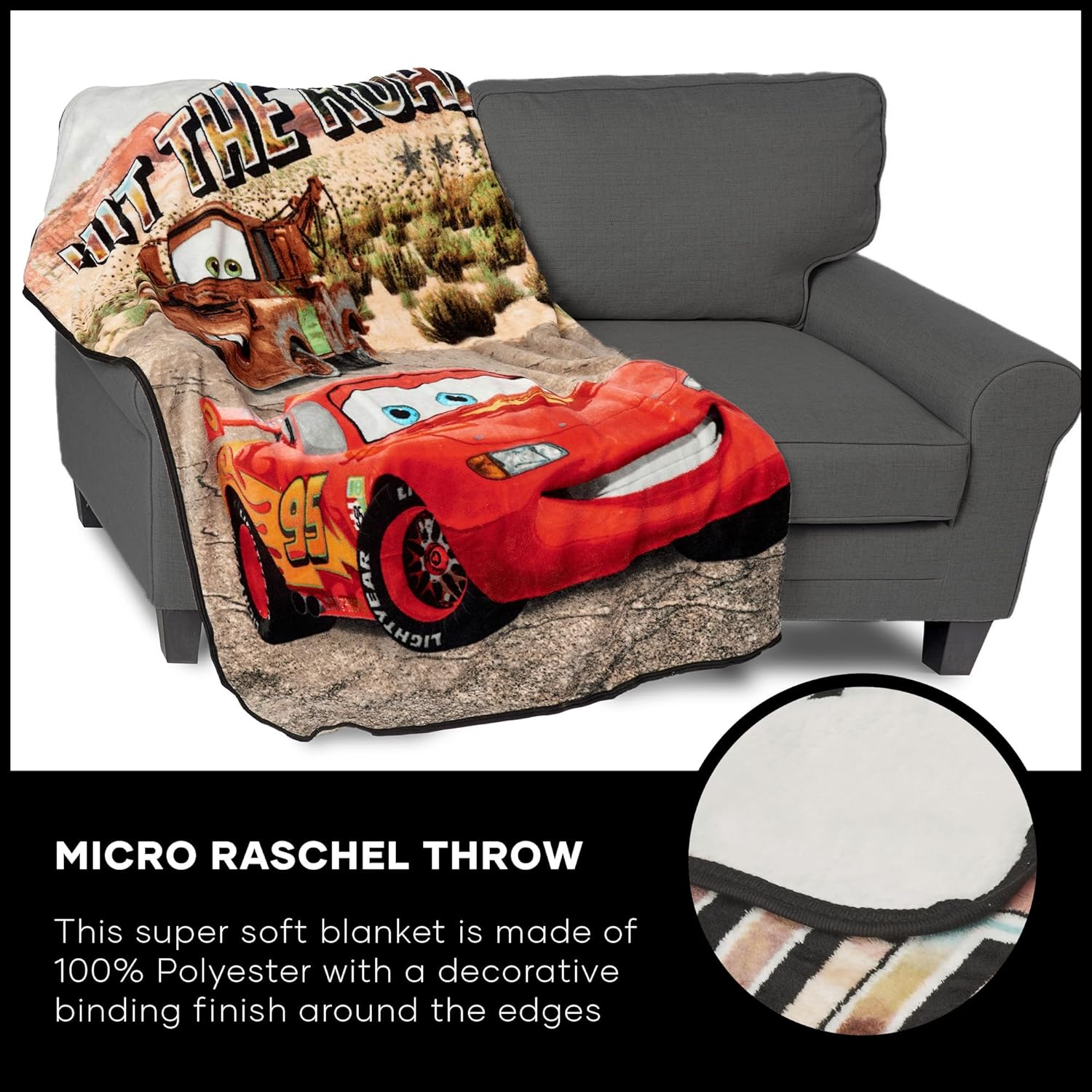 Northwest Cars Throw Blanket 46 x 60 Hit the Road