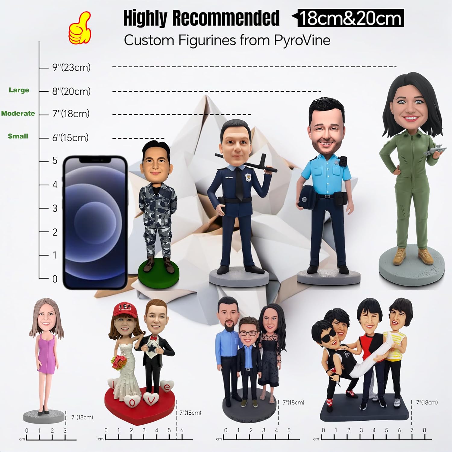 Custom Military Bobblehead Figure - Personalized for Boyfriends