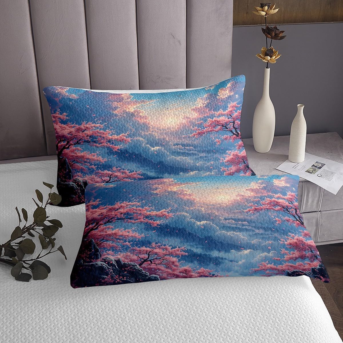 Erosebridal Japanese Anime Queen Quilt Set for Kids