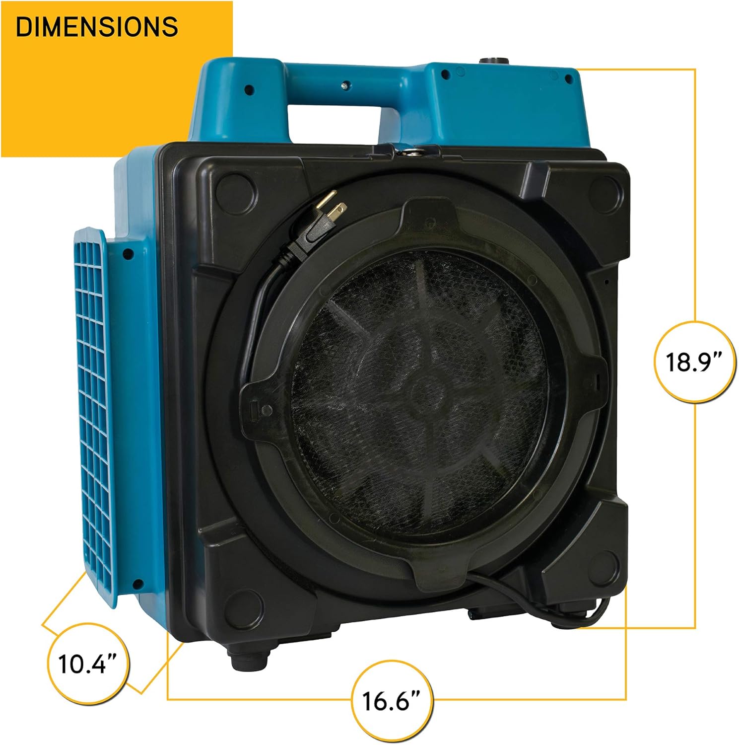 XPOWER X-2580 13HP 550 CFM Air Mover Floor Fan