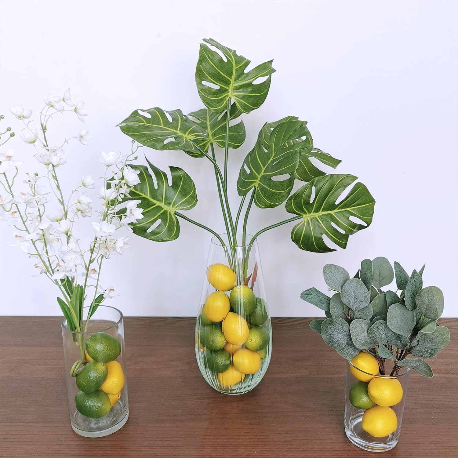 Winlyn 28 Pcs Artificial Lemon and Lime Set