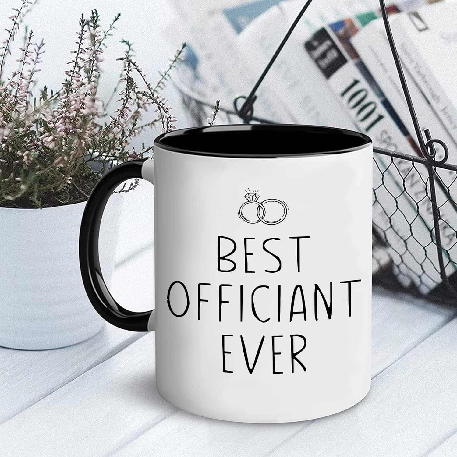 Personalized Best Officiant Ever Coffee Mug - Custom Wedding Gift