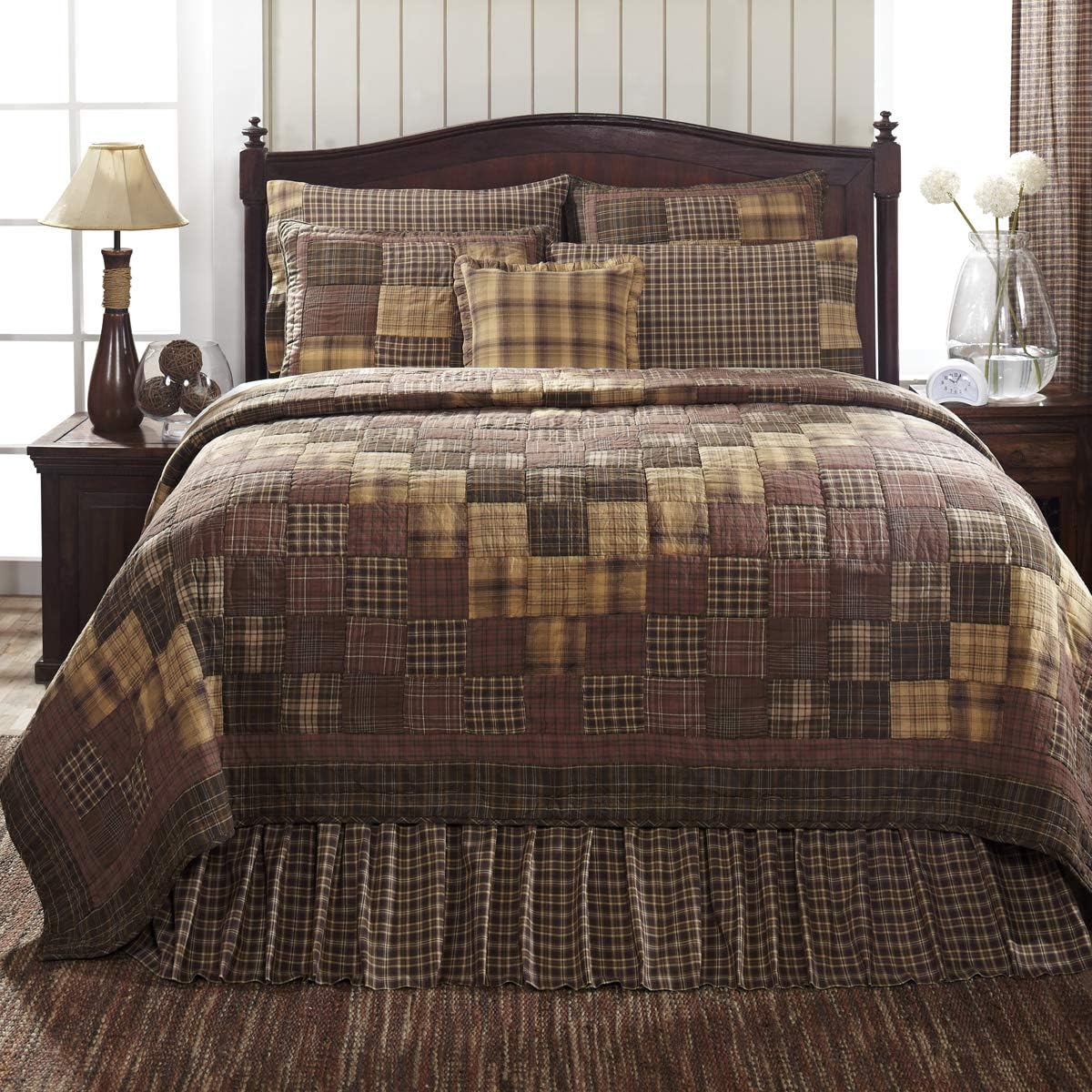 VHC Brands Prescott Patchwork King Quilt 110x97