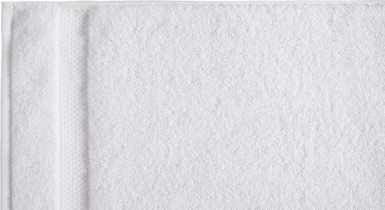 Amazon Basics 6 Pack Bath Towel Set White 54 x 27 inches