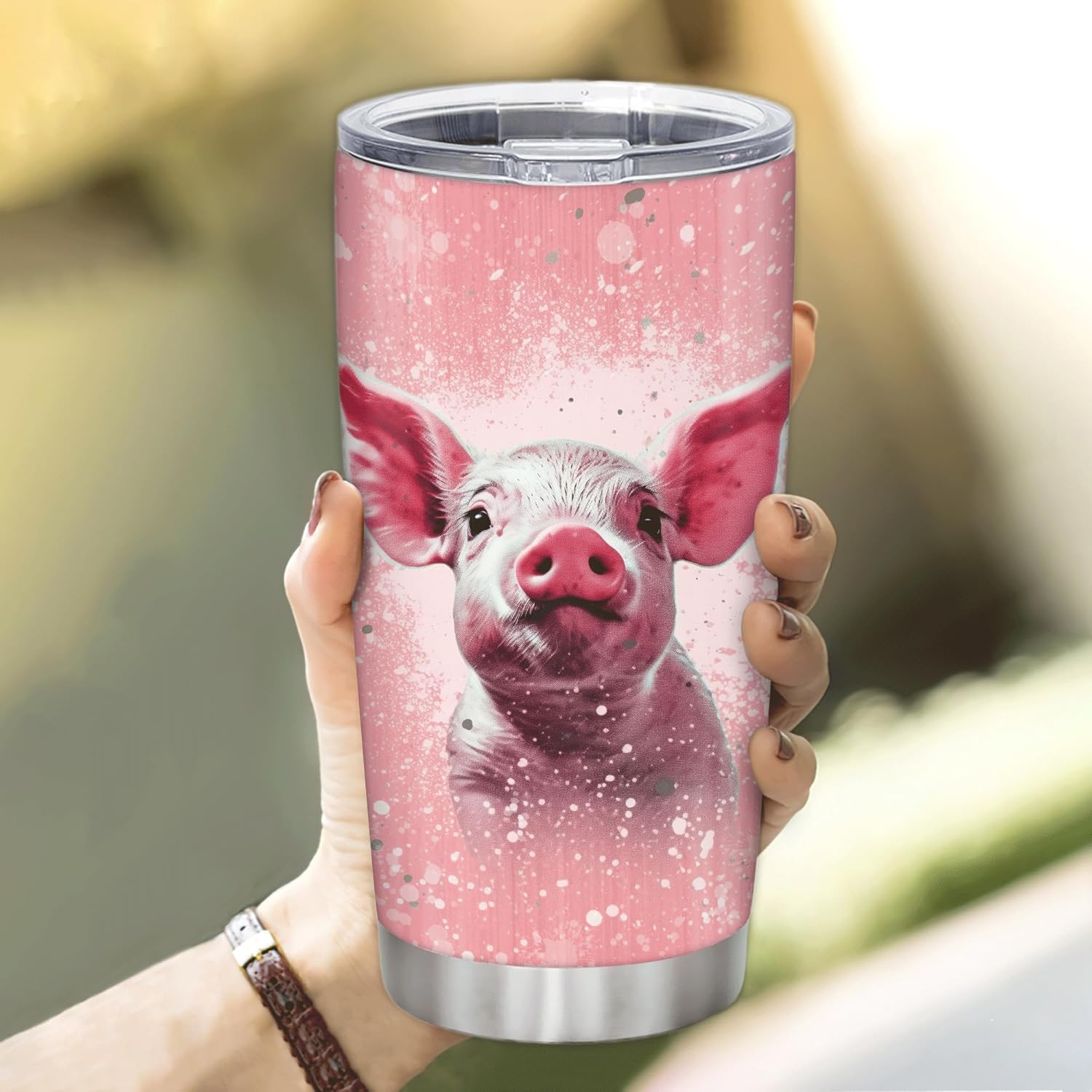 Hyturtle Custom Name Stainless Steel Tumbler 20oz With Lid