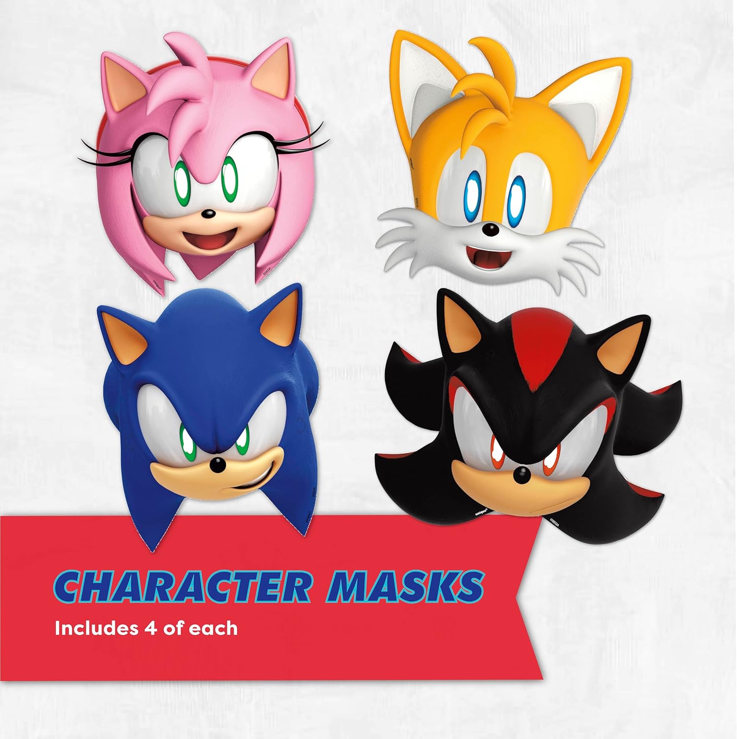 Sonic Birthday Party Decor Set for 16