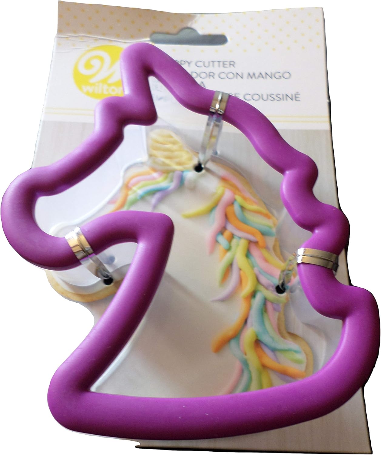 Wilton Grippy Plastic Unicorn Cookie Cutter