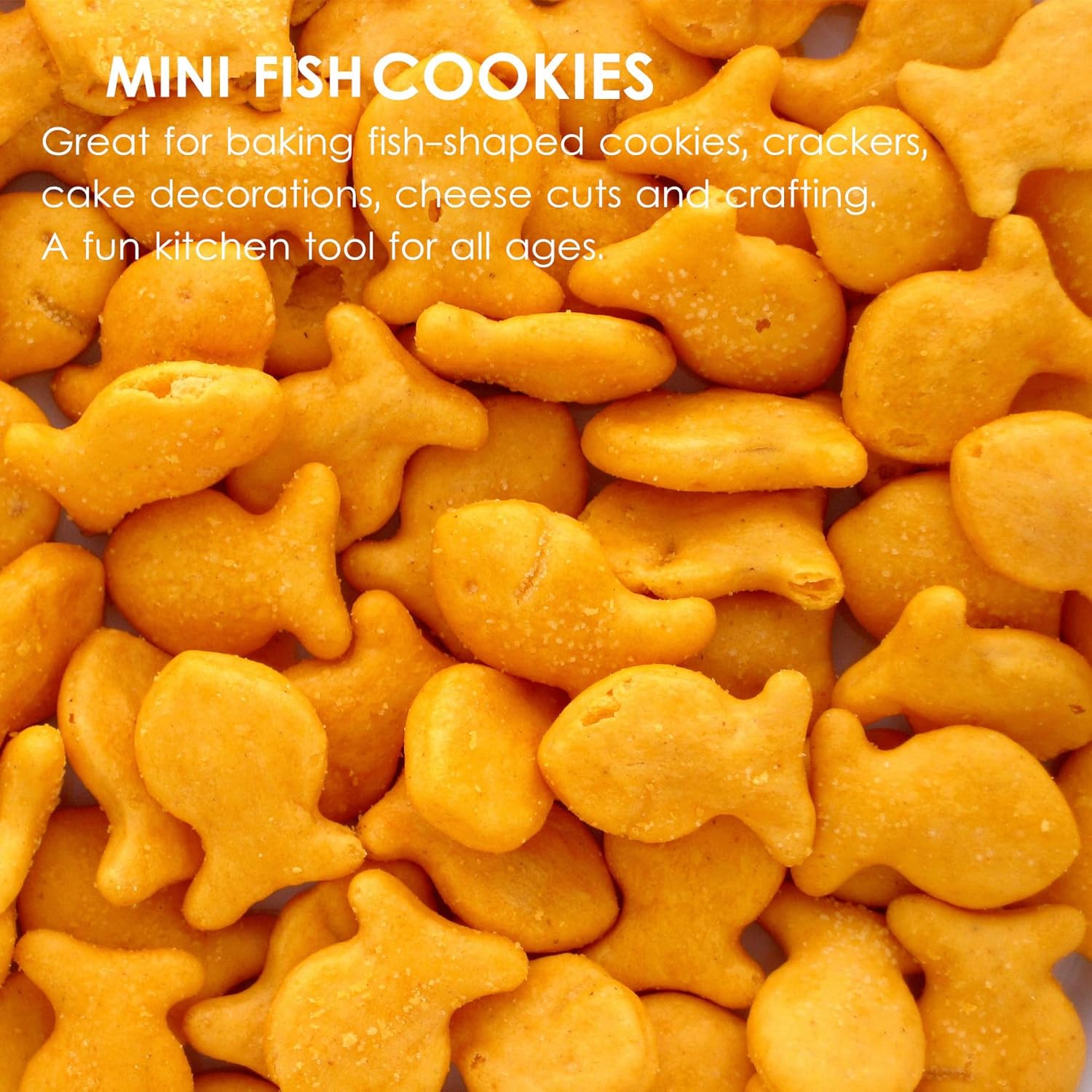 Enrbeco Fish Cookie Cutter Mini Cracker Mold Purple