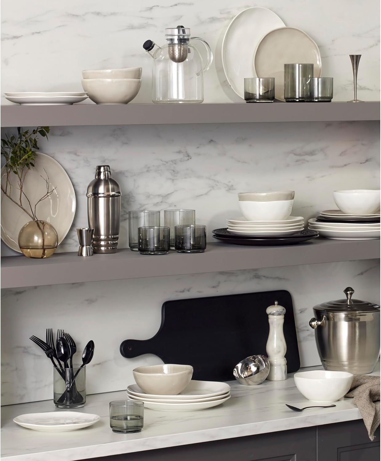 Lenox White Bay Colors 12 Pc Dinnerware Set
