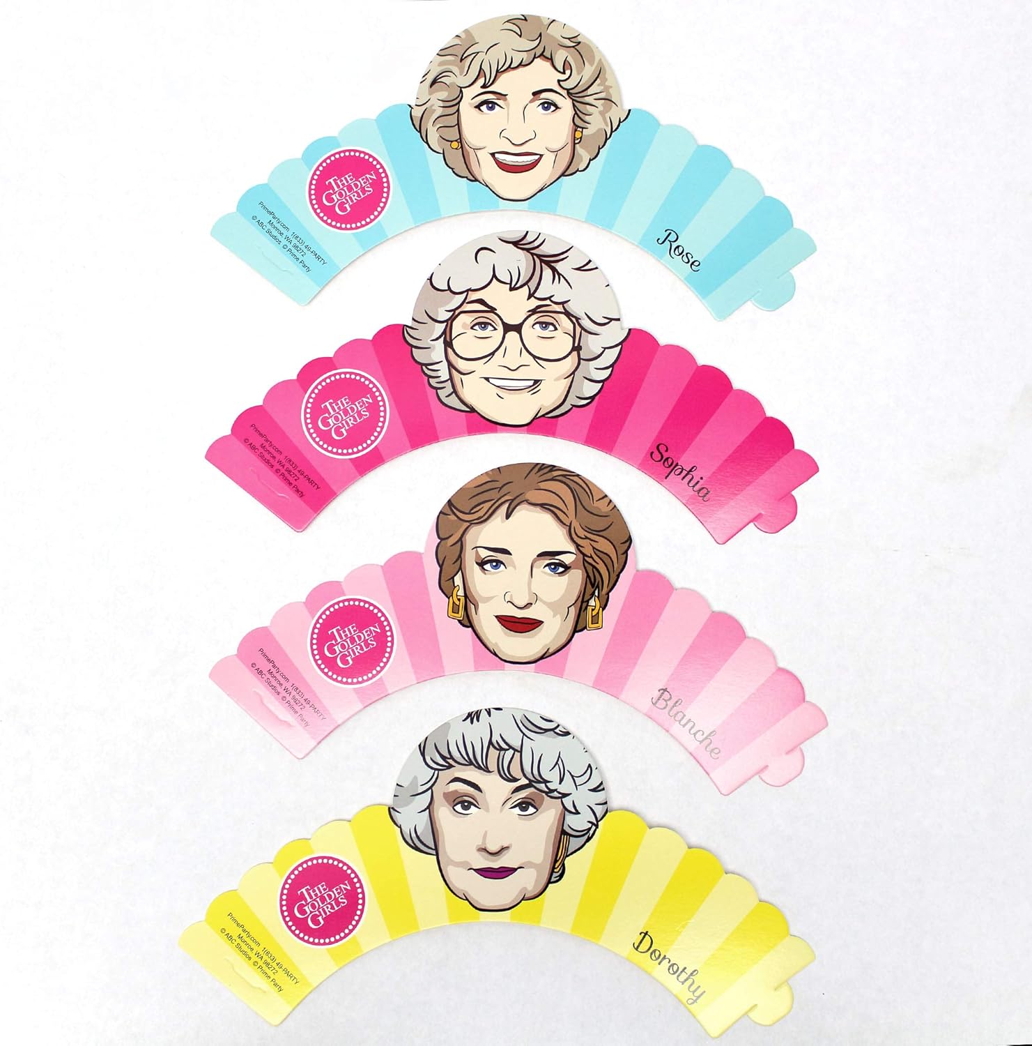 Prime Party Golden Girls Cupcake Wrappers Set of 12