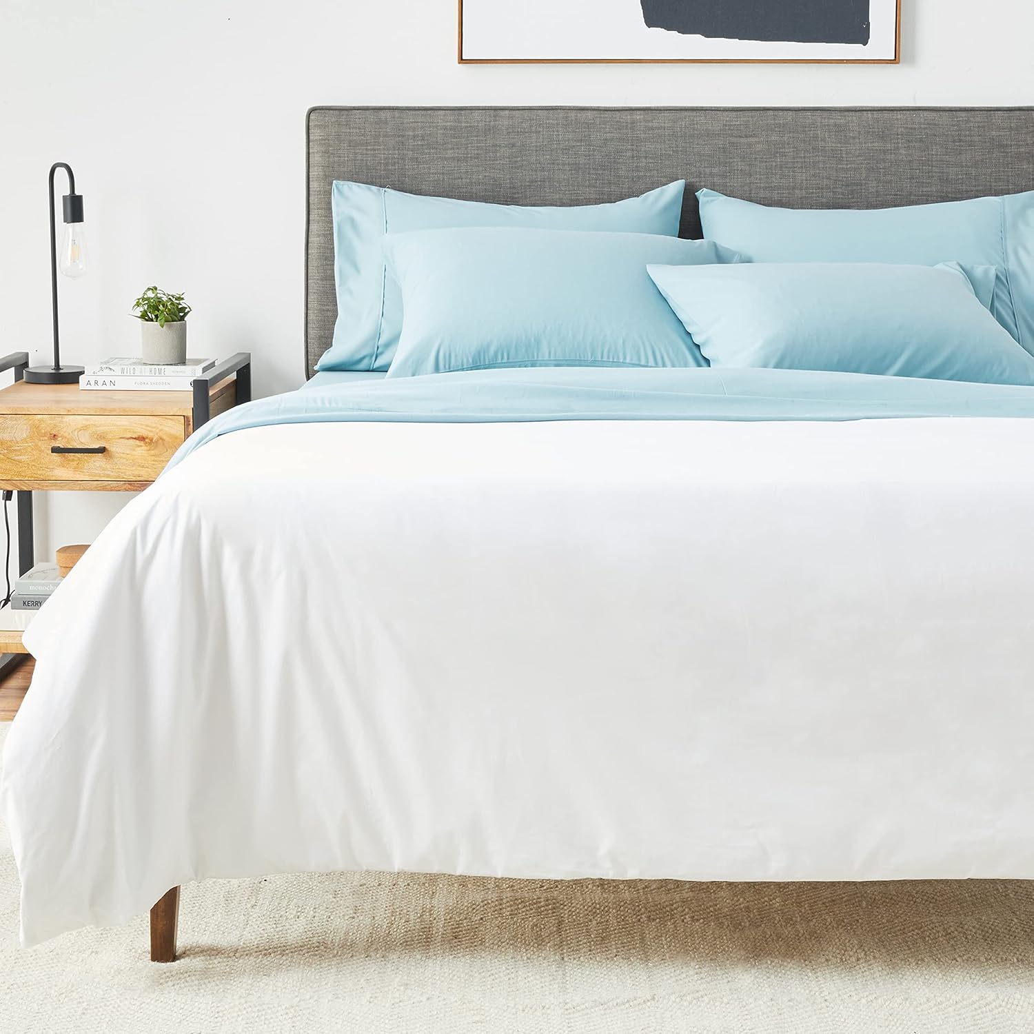 National Allergy Premium Cotton Duvet Cover - FullQueen 86 x 86 White