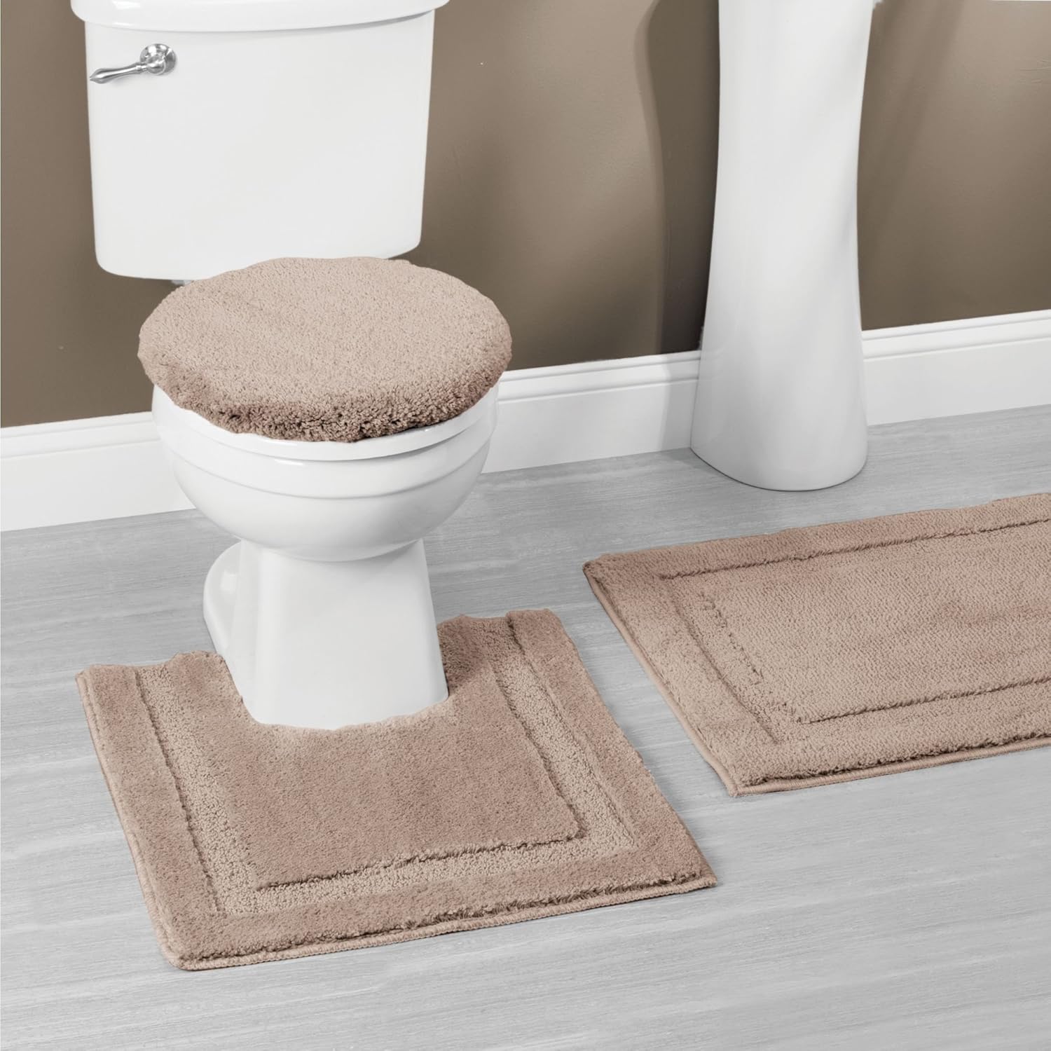 InterDesign Microfiber Toilet Lid Cover