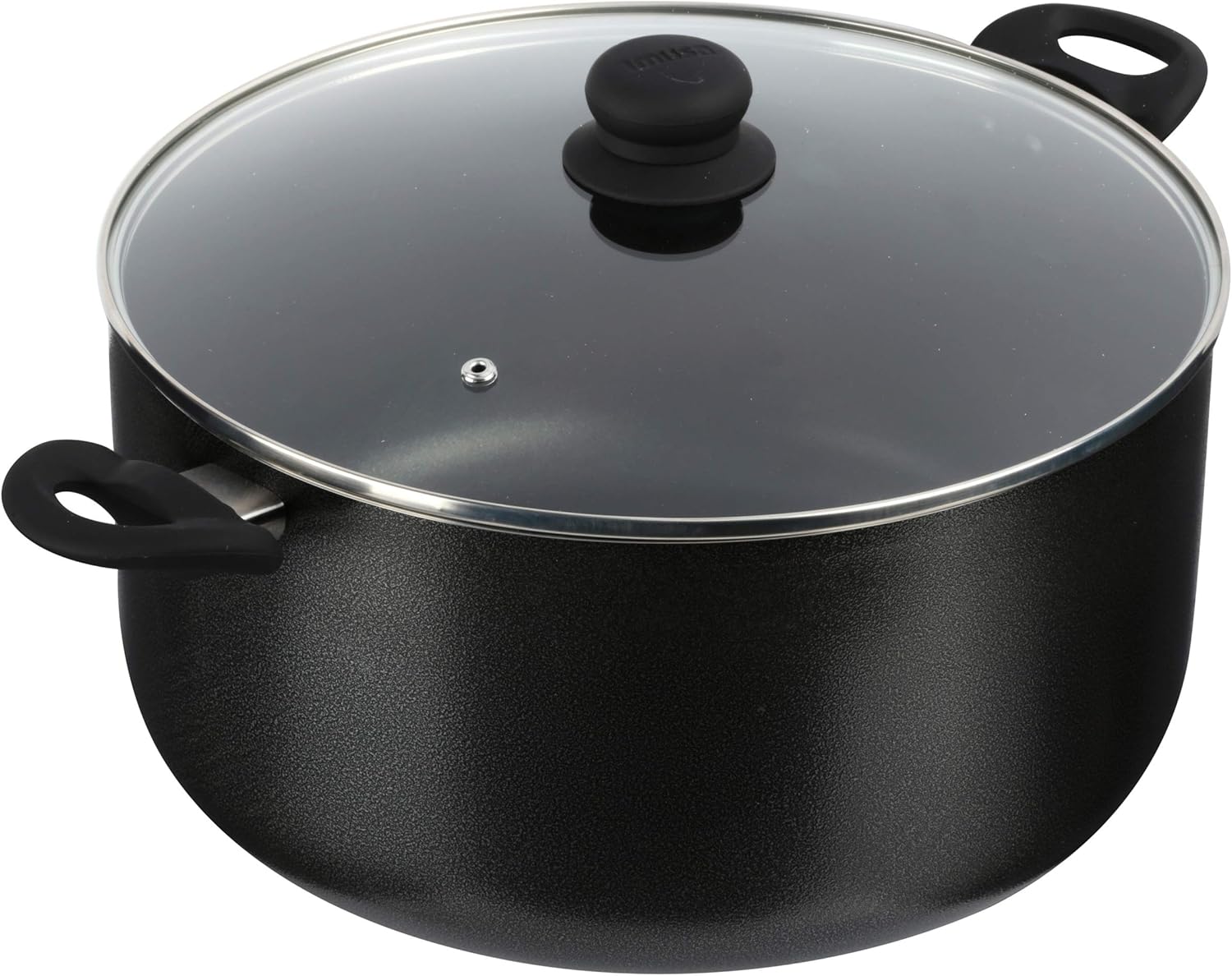 IMUSA 127 Quart Charcoal Stock Pot with Lid