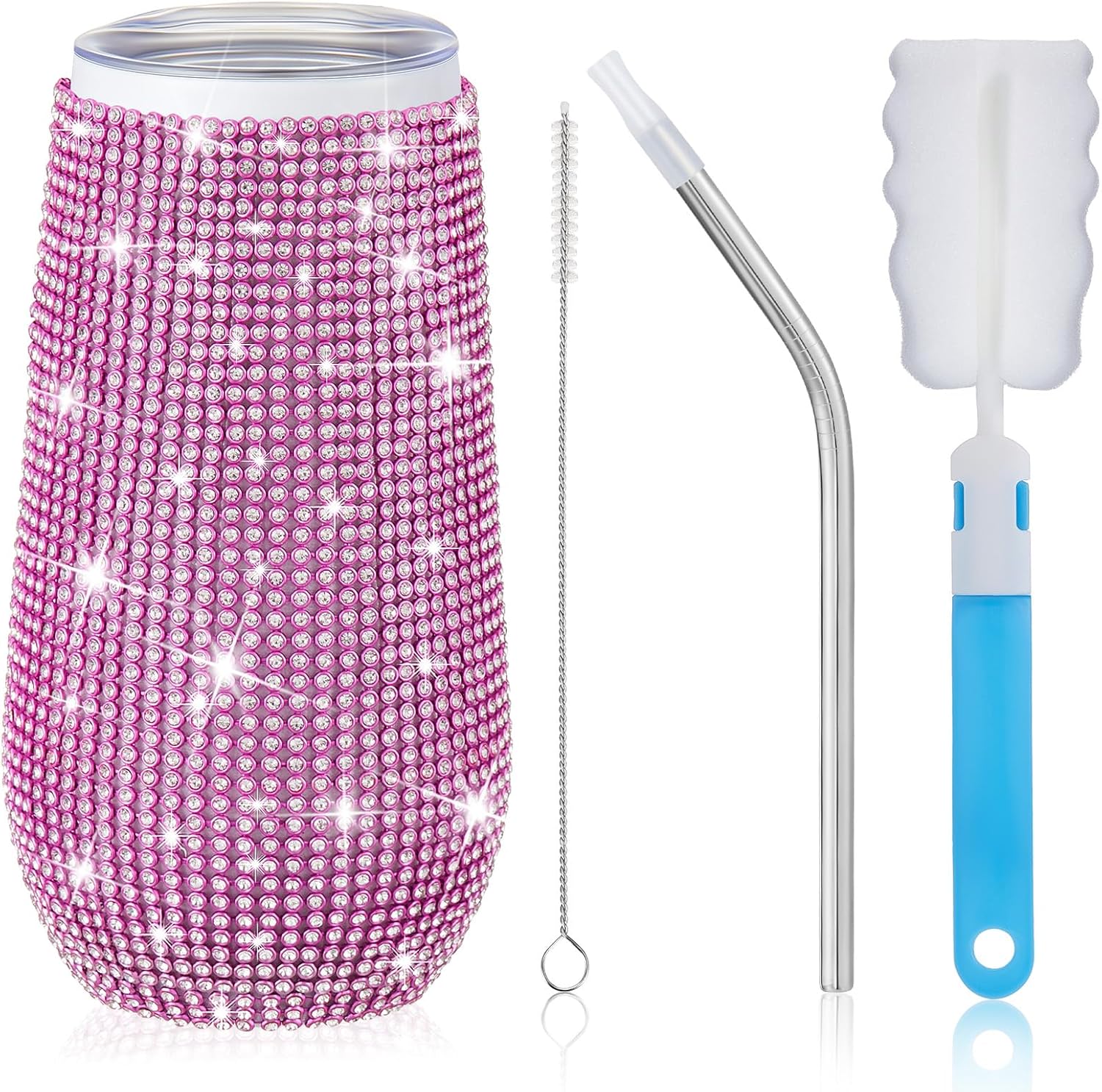 Tessco Bling Tumbler with Straw and Lid