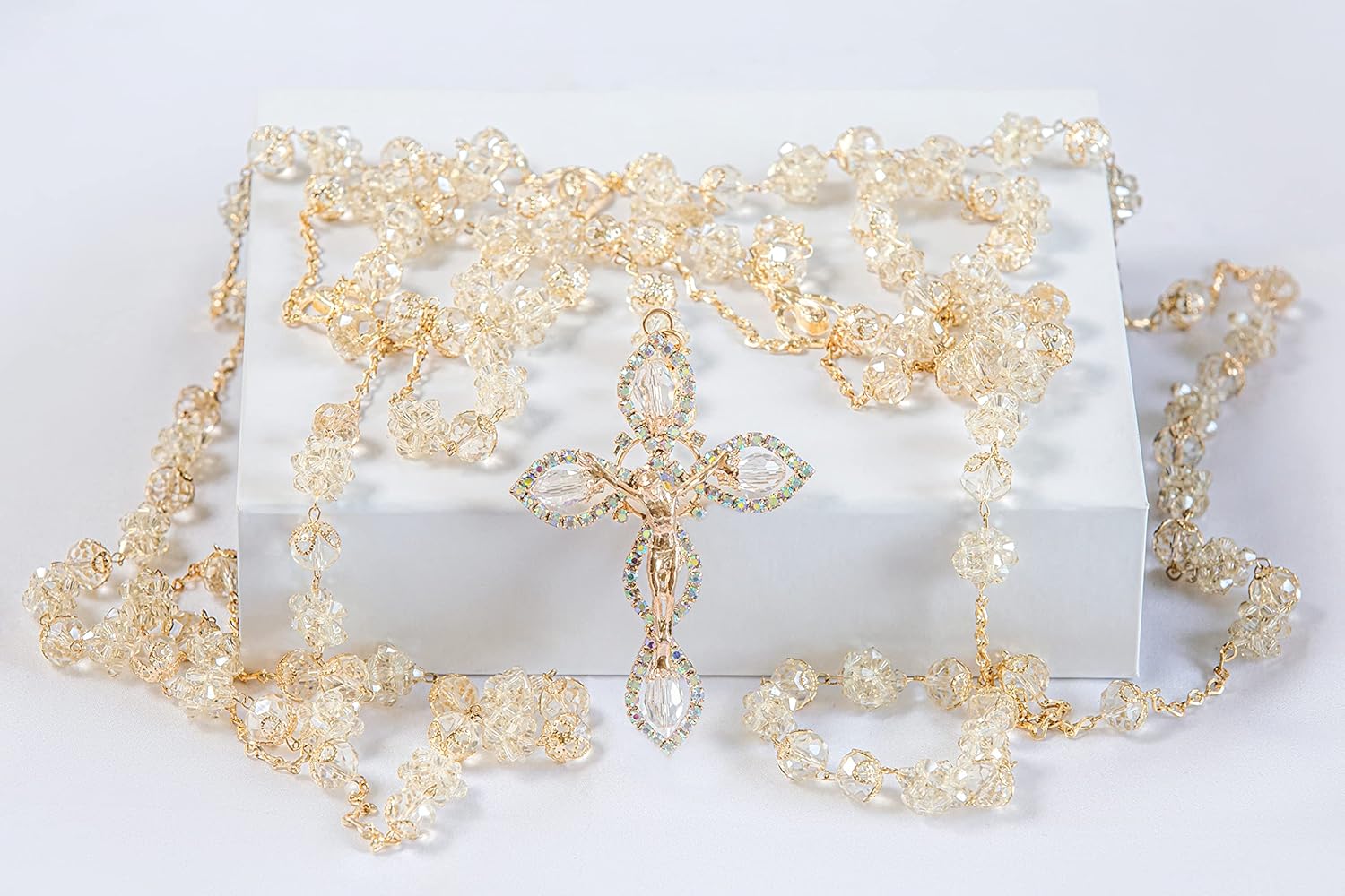 Cuitxi Wedding Lasso with Jesus and Virgen de Guadalupe - Premium Gift Box