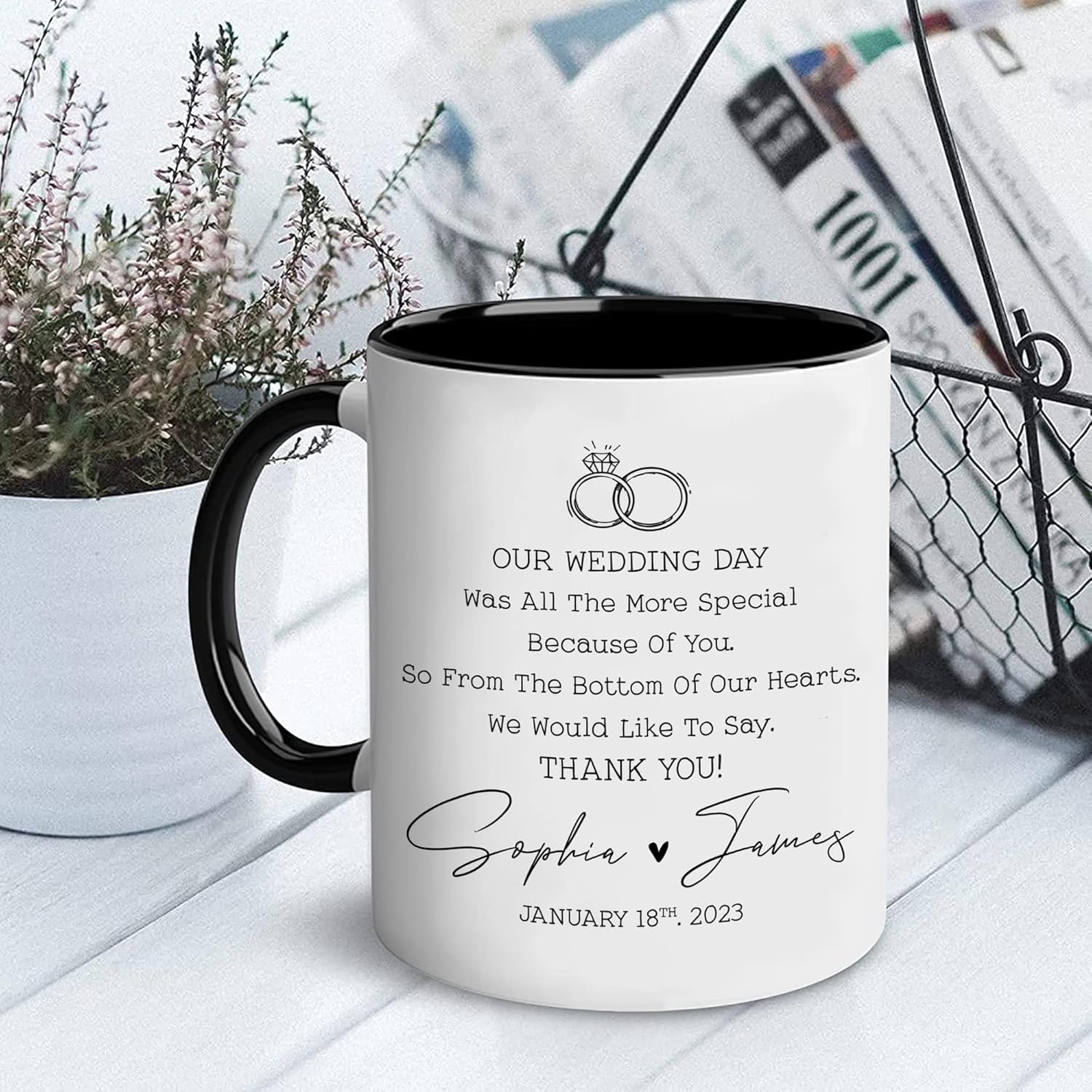 Personalized Best Officiant Ever Coffee Mug - Custom Wedding Gift
