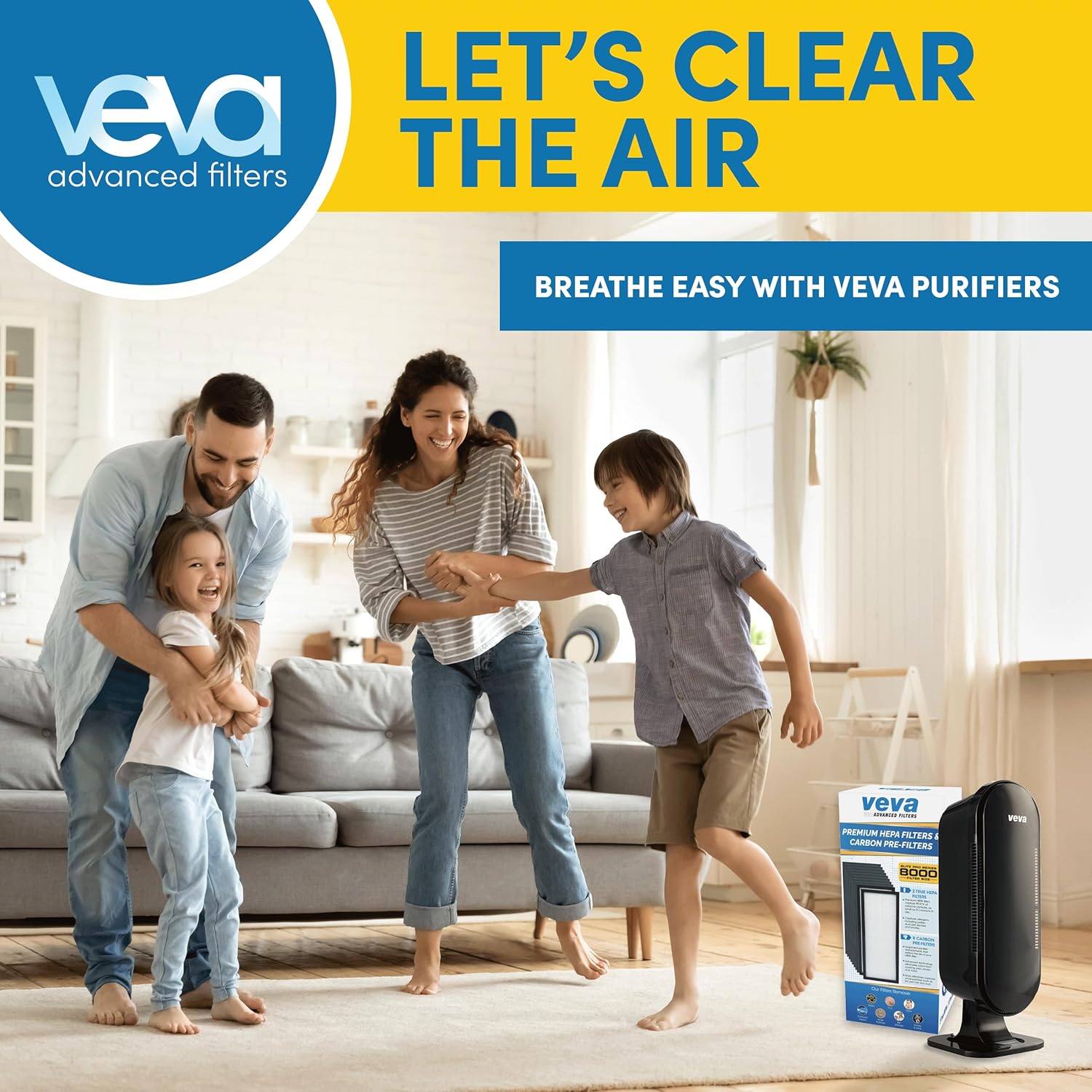 VEVA 8000 Elite Air Purifier Filter Replacement