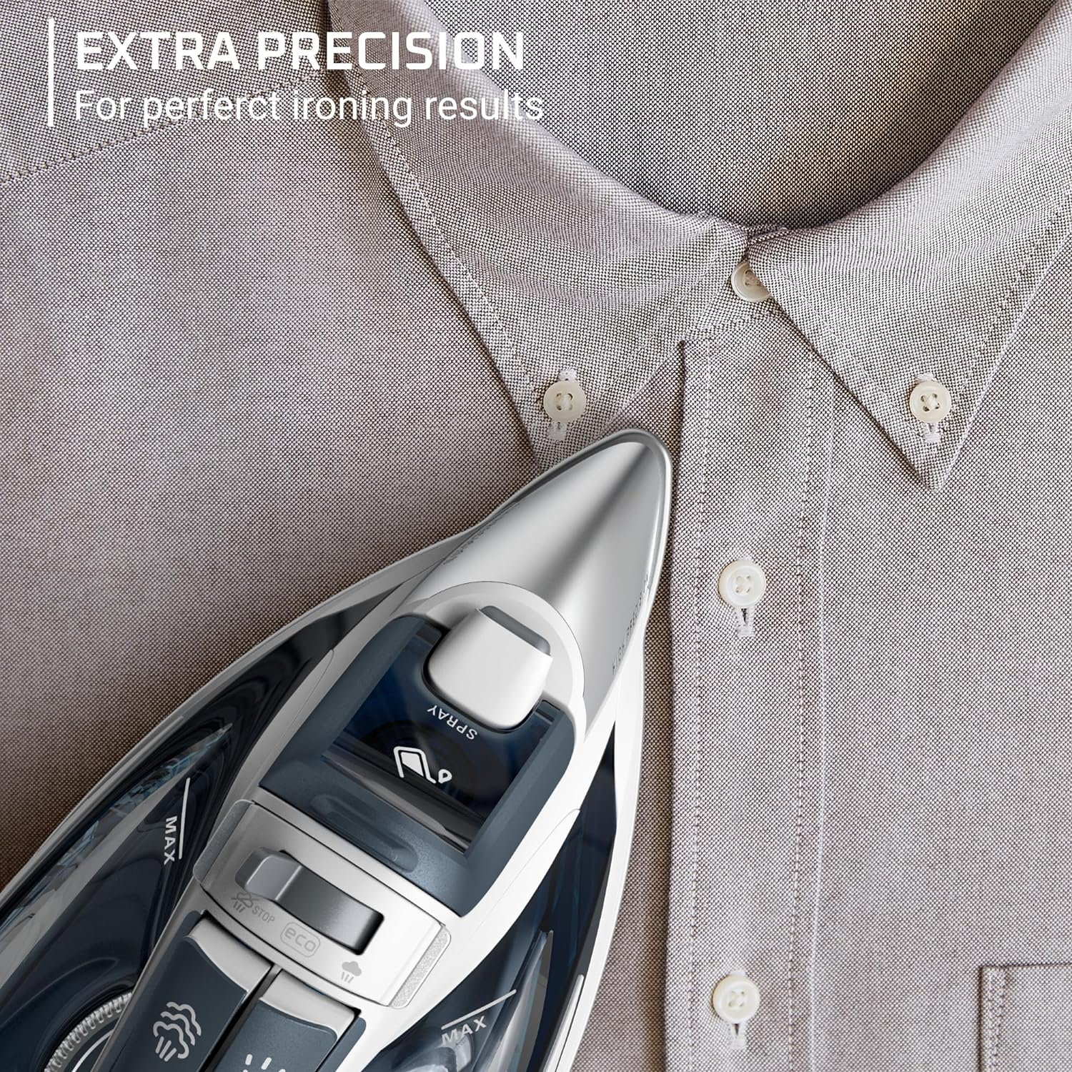 Rowenta Steam Iron with 400 Microsteam Holes and 1725 Watts