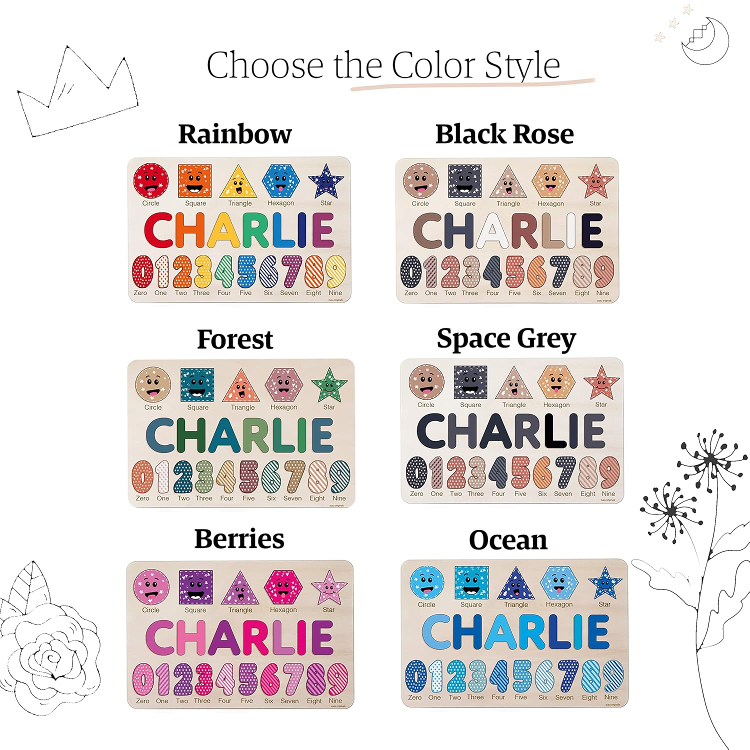 Personalized Wooden Name Puzzle for Kids
