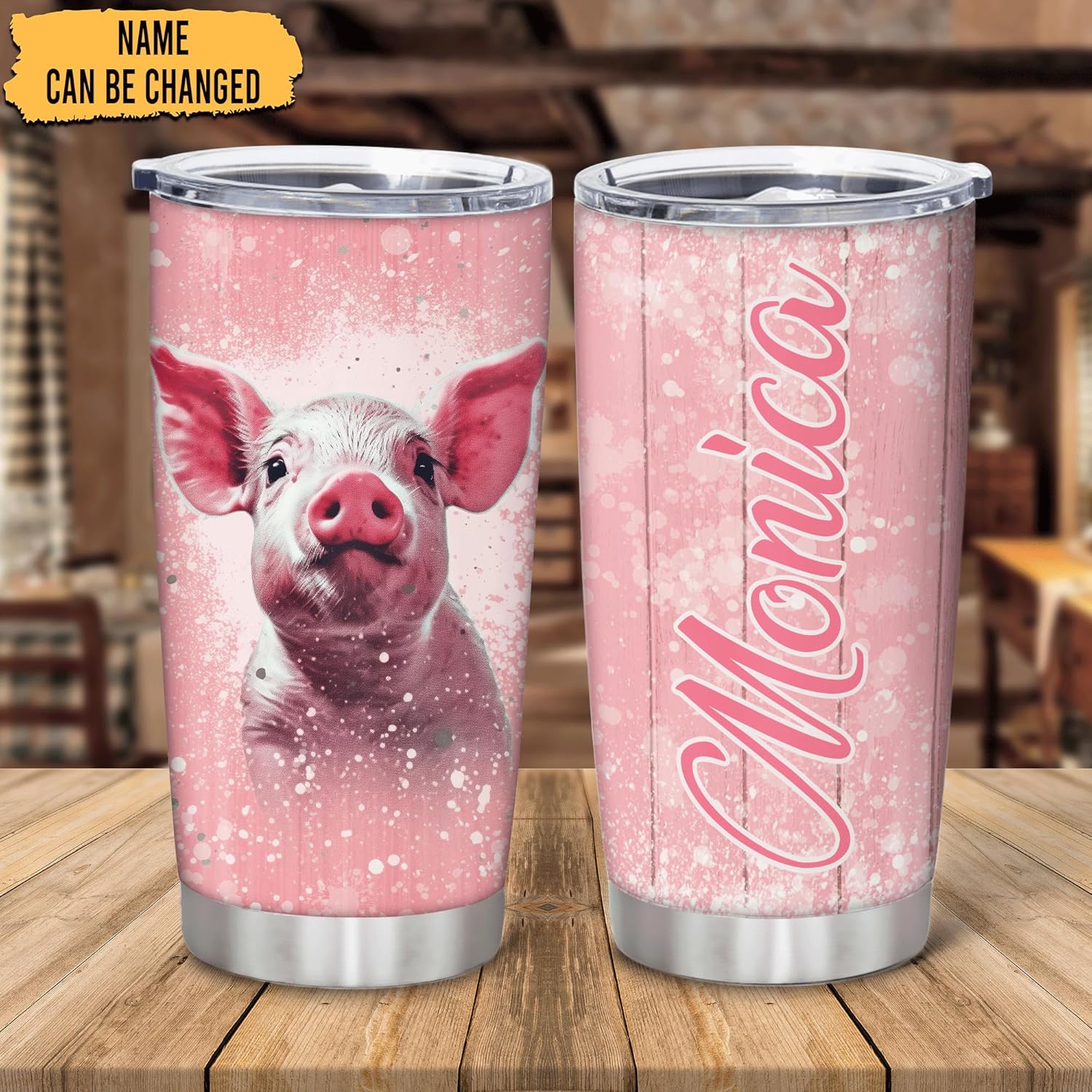 Hyturtle Custom Name Stainless Steel Tumbler 20oz With Lid