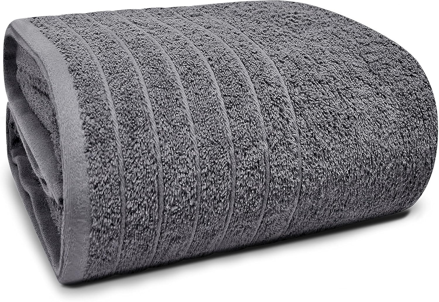 Tens Towels Jumbo Bath Sheet 40 x 80 Inches Dark Grey