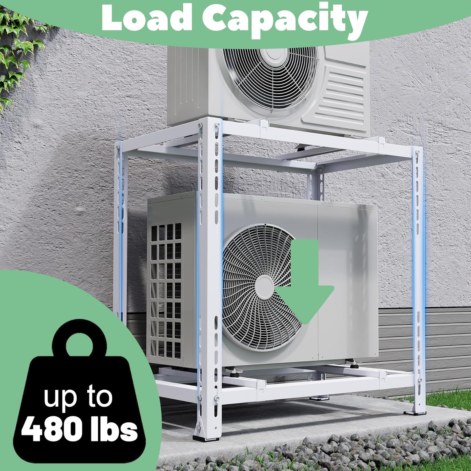 Memrita Double Levels Mini Split Ground Stand